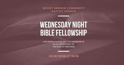 Wednesday Night Service